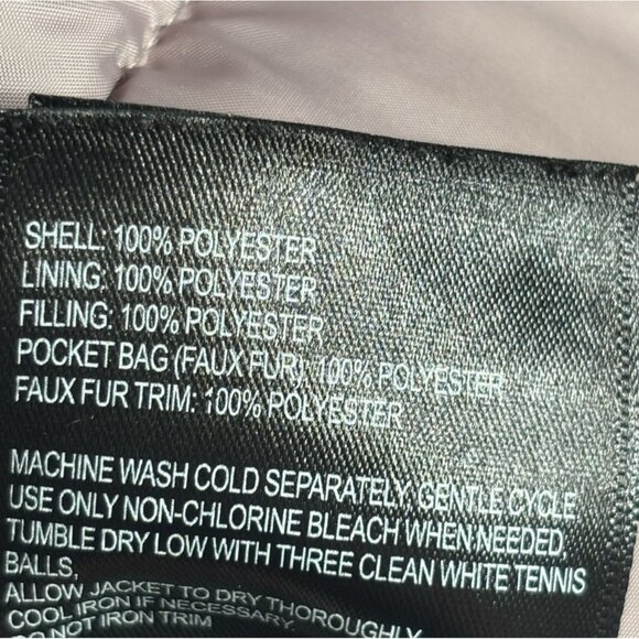 Long Puffer Coat with Fur Trim and Hood Laundry By Shelli Segal - Picture 8 of 9